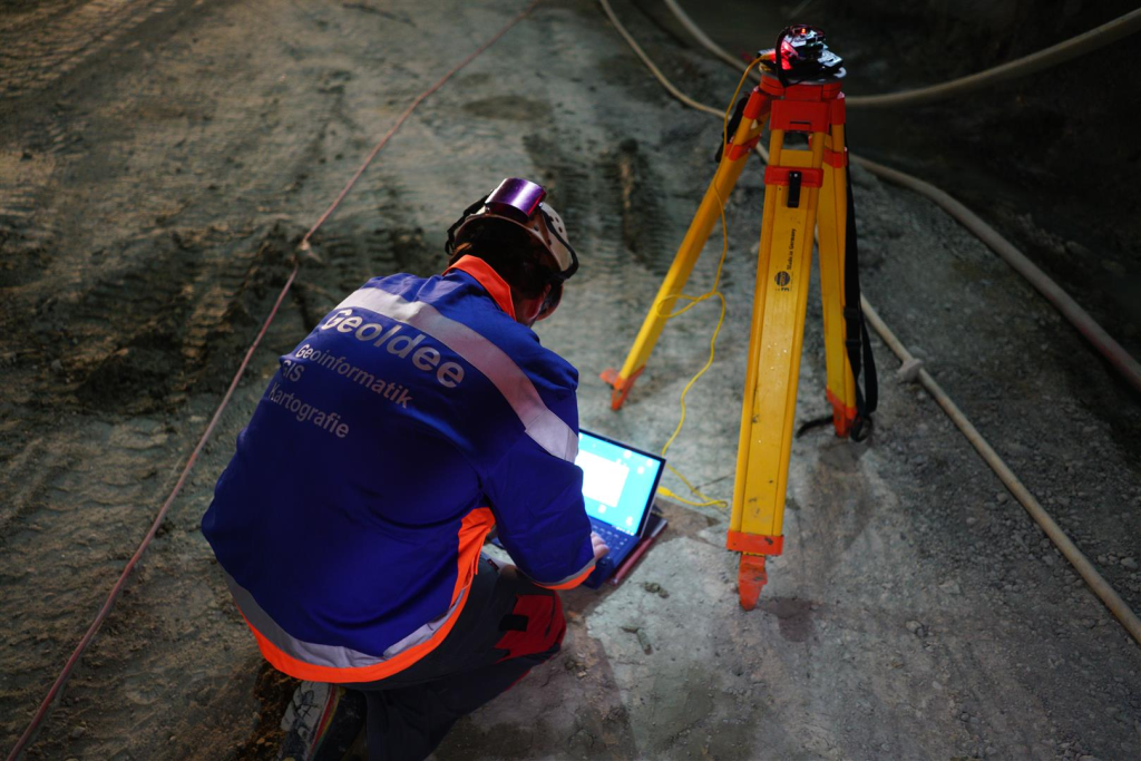 Indoor-Navigation auf dem Prüfstand in der Tunnelbaustelle Gubrist