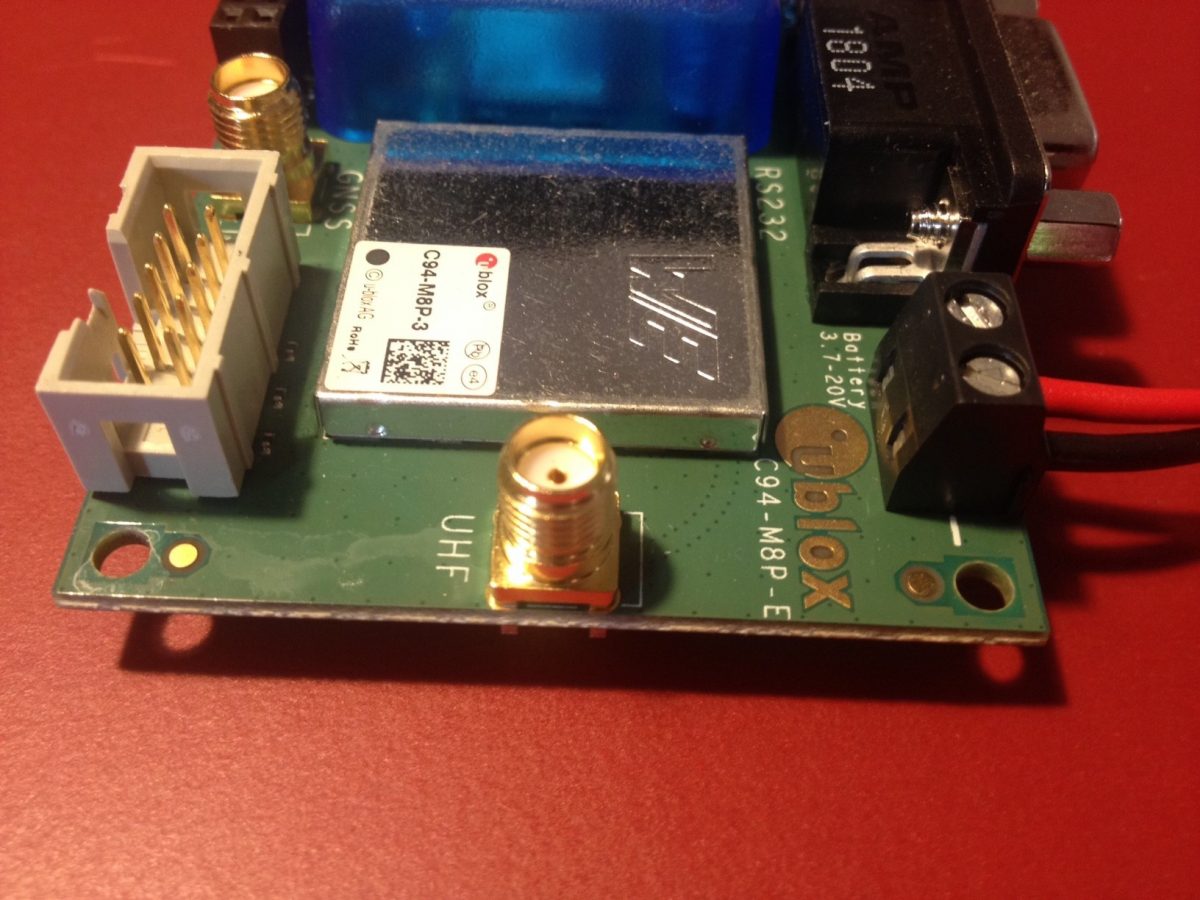 uBlox-RTK-GPS für Messaufgaben